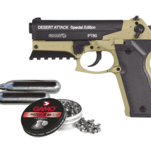Pistola Gamo CO2 PT-80 DESERT KIT