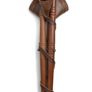 Taburete En Piel Vaquetilla