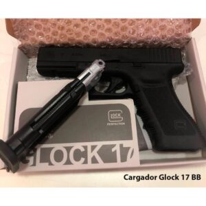 Pistola Co2 GLOCK 17 NEGRA 4,5 MM BB acero M12