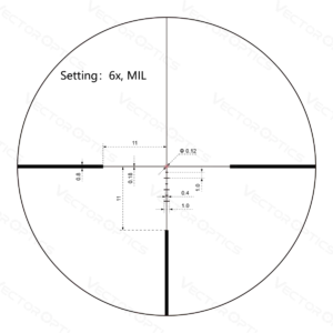 Visor Vector Optics Serie Continental x6 1-6x24i