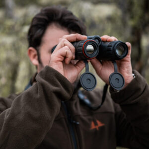 Prismáticos Visión Nocturna/Térmica  Multiespectro con telémetro + IR 850nm HABROK 4K HE25L HIKMICRO