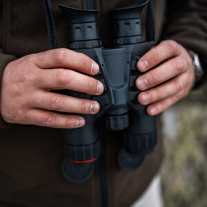 Prismáticos Visión Nocturna/Térmica  Multiespectro con telémetro + IR 850nm HABROK 4K HE25L HIKMICRO