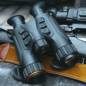 Prismáticos Visión Nocturna/Térmica  Multiespectro con telémetro + IR 850nm HABROK 4K HE25L HIKMICRO