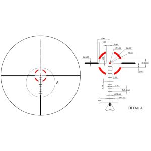 Visor BUSHNELL R5 3-9×40 Side Focus SFP Multi-X ilum.